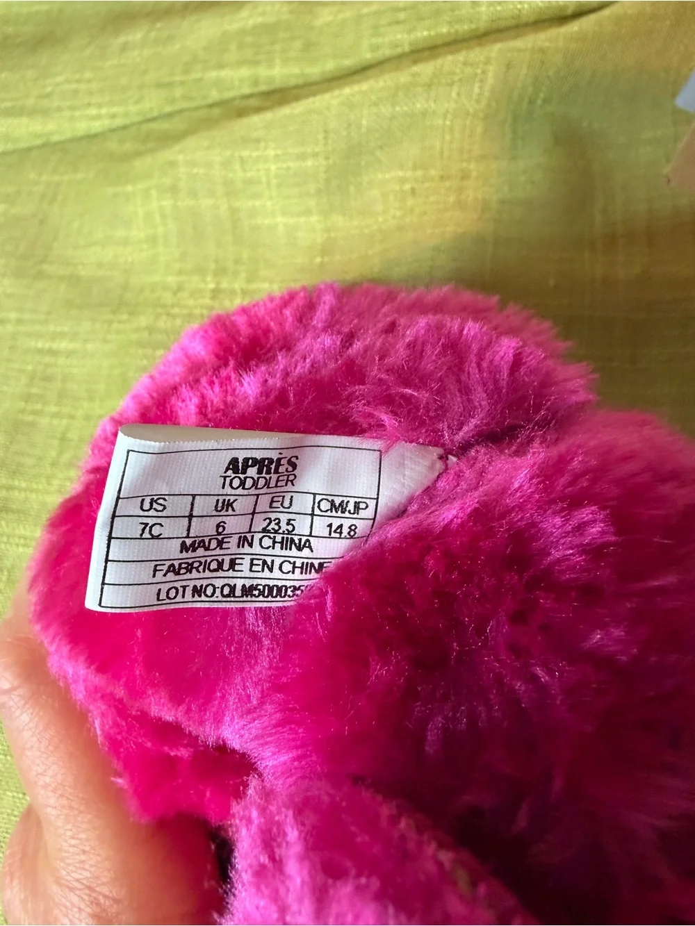 Apres by Lamo Toddler Hot Pink Faux-Fur Winter Boots 7C